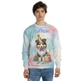 thumbnail image 4 of Happy Birthday Cute Puppy Shetland Sheepdog with Cake Gifts Party Hat All Over Print 3D Sweatshirt Unisex Merch Sheltie Dog Lover Gifts - 00029, 4 of 6