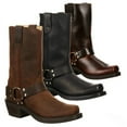thumbnail image 2 of Botas cortas con remaches de otoño e invierno, zapatos de mujer, botas de caballero con tacón cuadrado para hombre, 2 of 5