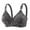 Black, variant on qolati Plus Size Everyday Bras for Women Cute Floral Wireless Push Up Sports Bras Adjustable Straps Seamless Stretch Full-Coverages No Underwire T-Shirt Bra