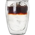 thumbnail image 1 of Tazas de café de vidrio, tazas térmicas de doble pared para té, café, latte, capuchino, leche (1350 ml/12 oz), 1 of 5