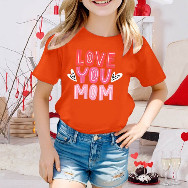 WEAIXIMIUNG Girls Sweater Shirts Bouquet Cute Printed Girls' Solid Color Casual Top 110