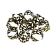 thumbnail image 5 of 10 Piezas de Anillos de Filigrana Ajustables de Metal de Latón con Pegamento en La Almohadilla de 7,5 Mm, 5 of 6