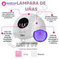 thumbnail image 3 of Lámpara De Uñas Sun X12 54w Led Uv Gel 18 Leds Blanco, 3 of 10