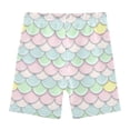 thumbnail image 4 of joogoo Cartoon Scale Pattern Girls Lined Shorts Bike Dance Bottoms 5T, 4 of 7
