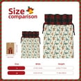 thumbnail image 3 of Rocae Summer Dinosaur Print Christmas Drawstring Linen Gift Bag with Drawstrings Treat Bag Goody Present Bags for Christmas Party Favor, 3 of 8