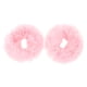 thumbnail image 1 of 2 piezas de coleteros esponjosos con anillos para el cabello de piel sintética y cuerda elástica para el cabello, 1 of 8