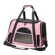 thumbnail image 5 of Bolsa de transporte para mascotas, bolsa de transporte para gatos, portátil, plegable, transpirable, suave y grande Rosa, 5 of 9