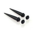 thumbnail image 2 of jiaroswwei 2Pcs Unisex Punk Ear Fake Cheater Stretcher Rivet Taper Plug Tunnel Gauges, 2 of 5
