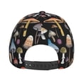 thumbnail image 6 of Daiia Mushrooms and Autumn Leaves print Baseball Cap Men Women Golf Dad Hat Adjustable Original Classic Low Profile Hat Unconstructed Plain Cap, 6 of 9