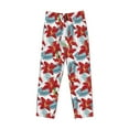 thumbnail image 4 of Xecao Lilies Flowers Men's Straight Lounge Pajama Pants: The Ultimate in Comfortable Sleepwear, 4 of 9
