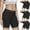 3 Pack Black+black+black, variant on Slip Shorts for Women,3 Pack Comfortable Seamless Smooth Slip Shorts for Under Dresses,Underwear Boyshorts Buttlift Panty,Anti Chafe Bike shorts