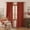 52"W x 72"L (Pack of 2) Z-terracotta, variant on Pom Pom Sheer and Blackout Curtains Double Layer Rainbow Curtains 63 Inches Long Kids Curtains for Girls Bedroom Son Room Ombre Room Darkening Grommet Rainbow 52 x 63 in 2 Panels