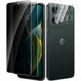 thumbnail image 1 of ccwonima 2+2 Pack for Motorola Moto G 5G 2025 Privacy Screen Protector with Camera Lens Protector, Anti Spy Tempered Glass Protection Film 9H Hardness, Scratch Resistant, Case Friendly, 1 of 1