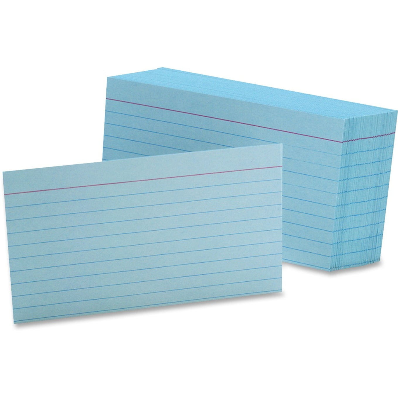 100 / Pack 4" X 6" 90 Lb Blue 7421BLU Esselte Printable Index Card 