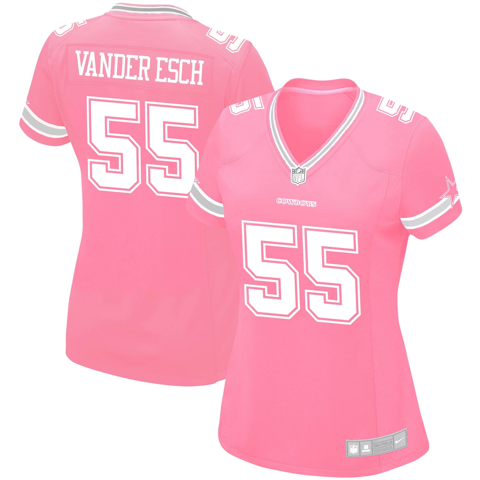 dallas cowboys jersey pink