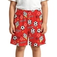 thumbnail image 4 of RMGVDSD Boys Swim Trunks Kids Swim Shorts Boys And Girls Football Ice Cream Printed Shorts Casual Beach Pants Bathing Suit Summer Bottoms 5-6 Years, 4 of 4
