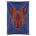 thumbnail image 1 of Atlantic Lobster on Blue Waves Home Business Office Sign, 1 of 3