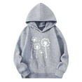 thumbnail image 3 of Posijego Kids Hoodies Girls Boys Printed Hooded Sweatshirt with Pocket Graphic Long Sleeve Pullover Tops, 3 of 5