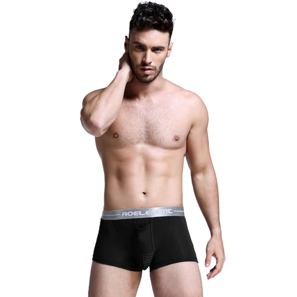 PRIOKNIKO Mens Briefs Underwear 4Pcs/Lot Underwear Men's Panties Boxers  Shorts for Man Mesh Sexy Male Underpants,4A,L : : Clothing, Shoes  & Accessories
