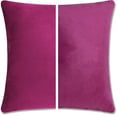thumbnail image 1 of 22" x 22" Throw Pillow - Sliding Raspberry: 2 PCS / 4 Sided. Luxurious Premium Microbead Fill w/ Reversible Cover Microsuede/Microplush Fabric. Forever Fluffy, Beautiful & Supportive. Soft & Comfy., 1 of 9