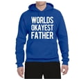 thumbnail image 2 of Wild Bobby,Worlds Okayest Father Gift for Father Dad Husband, Father's Day, Unisex Graphic Hoodie Sweatshirt, Royal, X-Large, 2 of 3