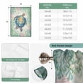thumbnail image 6 of Sea Turtle Coastal Tie Up Curtains for Windows, Adjustable Balloon Window Shades, Blue Green Summer Beach Coral Ocean Kitchen Window Treatments Adjustable Roll Up Curtain for Basement/Nursery 52"x45", 6 of 8