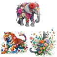 thumbnail image 1 of 5D DIY Kit Con Forma Especial Parcial Elefante 30x30cm, 1 of 8