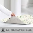 thumbnail image 3 of Soft Sage 16x24 Flannel Bath Mat for Bathroom, Anti-Slip Backing Soft Bathroom Rug, Washable Water Absorbent Mat, 3 of 9
