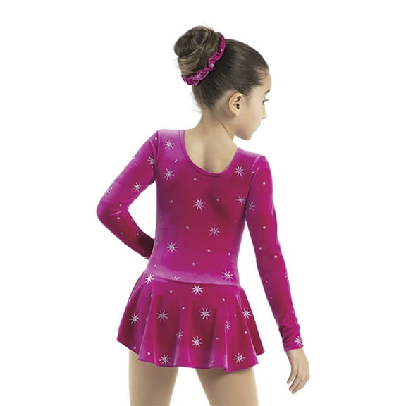 Mondor Born to Skate Glitter Figure Skating Dress 2723 - North Star (Size 4-6)