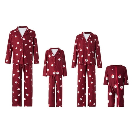 

Family Christmas Pjs Matching Sets Xmas Matching Pajamas for Adults Kids Holiday Xmas Sleepwear Set