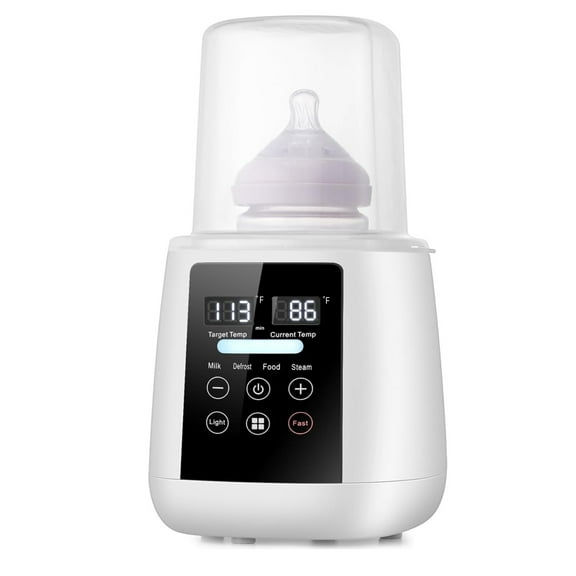 Behome Bottle Warmer, 48Hours Keep Warm, Fast Milk Warmer for Breastmilk and Formula, Accurate Temperature Control & LED Light, for All Bottles, White