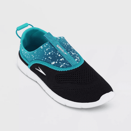 

Speedo Junior Aquaskimmer Water Shoes - Junior Size Small 13-1 - Blue/Back/ White Sole