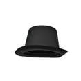 thumbnail image 3 of Nicky Bigs Novelties Tall Satin Black Top Hat - Deluxe Caroler Snowman Ringmaster Top Hat - Mad Hatter Baron Costume Hat, 3 of 7
