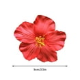 thumbnail image 3 of Bilqis Artificial Flower Hair Clip, Flower Hairpin Hawaiian Plumeria Hairpin for Seaside Holiday, Bridal Hair Accessories Bobby Pins Headwear for Woman Girl Lady Kids, 3 of 5