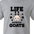 thumbnail image 4 of Inktastic Life is Better with Goats Youth T-Shirt, 4 of 5
