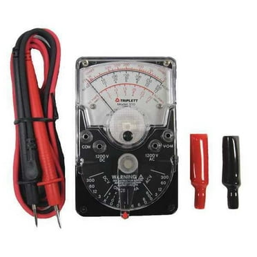 Triplett VOM,1200V,20M Ohms,Overload Protector 3018