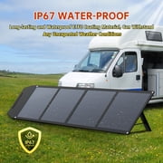 LVYUAN 200 Watt Solar Panel Foldable Solar Charger with Adjustable Kickstands, Portable IP67 Waterproof for Home, RV, Outdoor, Camping, Power Station, off Grid