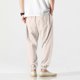 thumbnail image 5 of Pantalones de Hombre Cintura Elástica Color Sólido Doble Bolsillo Casual Cónico Pantalones de Longitud Completa con Cintura Elástica, 5 of 8