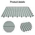 thumbnail image 3 of 12 Pack Non-slip Grey PP Drainage Floor Shower Mats for Garage, Garden, Kitchen Gray, 3 of 7