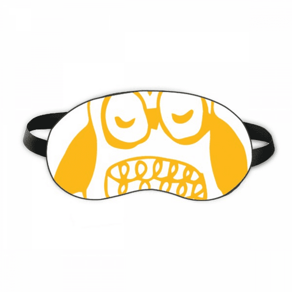 Cartoon Fat Owl Protect Animal Pet Lover Sleep Eye Shield Soft Night Blindfold Shade Cover