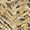 New Zebra II, variant on Elephant Stock New Zebra Ii Wall Art - Horizontal Canvas Wall Art - Living Room Wall Decor - Abstract Canvas - Beige And Gold Decor By Pi Galerie - 12" x 8"