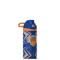 thumbnail image 3 of Hydrapeak x NBA Officially Licensed New York Knicks Oasis 20 oz Insulated Kids Water Bottle, Stainless Steel Water Bottle Kids with Chug Lid, Push Button, 3 of 6