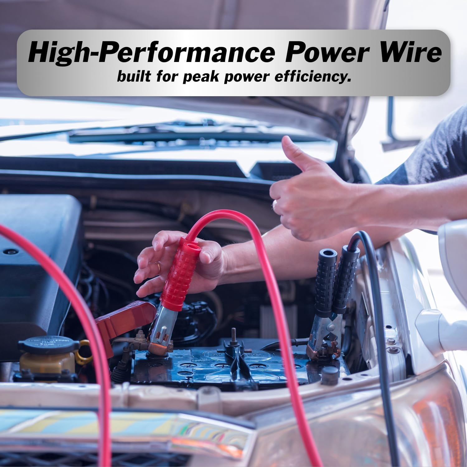 InstallGear 8 Gauge Wire (50ft) Copper Clad Aluminum CAA - Primary Automotive Wire, Car Amplifier Power and Ground Cable, Battery Cable, Car Audio Speaker Stereo, RV Trailer Wiring Welding Cable 8ga