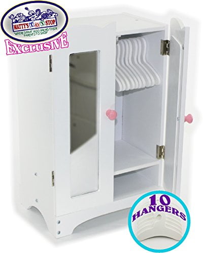 18 inch doll armoire