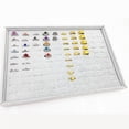 thumbnail image 2 of Caja de Bandeja grande Zulema para vitrina de exhibición 35x24x3cm gris, 2 of 7