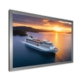 thumbnail image 2 of Designart "Dawn Voyage Serenity Cruise" Coastal Framed Wall Art Decor - Coastal White Coastal Boat Entryway Framed Wall Art, 2 of 6
