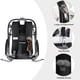 thumbnail image 5 of Mochila transparente PAMANO transparente de alta resistencia para el trabajo universitario, 5 of 7