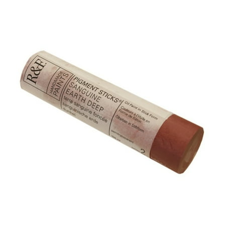 UPC: 0836943003088 | R&F Handmade Paints Pigment Stick  100ml  Sanguine Earth Deep