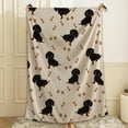 thumbnail image 5 of Dogs Dachshund Throw Blanket Fannel Fleece Super Soft Funny Blanket Travel Throw Blanket for Bed Couch Sofa 40 x 30 Inch for Baby, 5 of 6