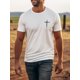 thumbnail image 1 of Print Tee Shirt, Tees For Men, Casual Short Sleeve T-shirt For Summer, Round Neck Tees, 1 of 5